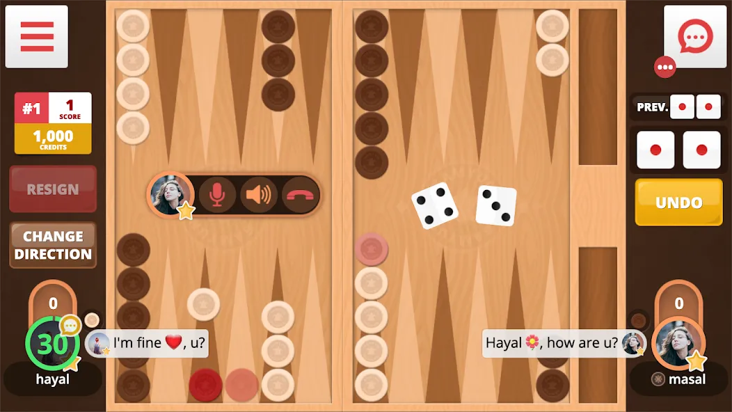 Скачать Backgammon Online — Много денег — скриншот 1