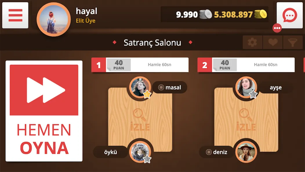 Скачать Satranç Online на Андроид — Все премиум темы открыты — скриншот 4