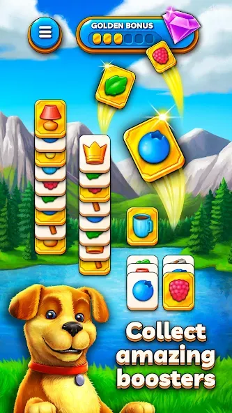 Joey's Farm - Tile Match — Мод: Много денег — скриншот 2