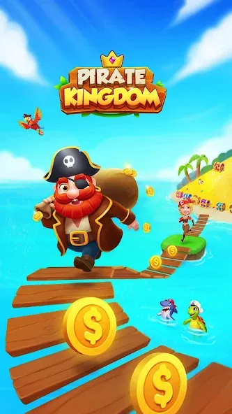 Скачать Coin Rush - Pirate GO! на телефон — Много денег — скриншот 1