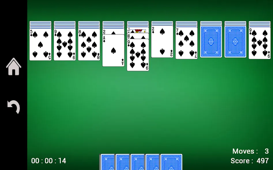 Spider Solitaire Mod APK Без рекламы — Скачать на Андроид — скриншот 3
