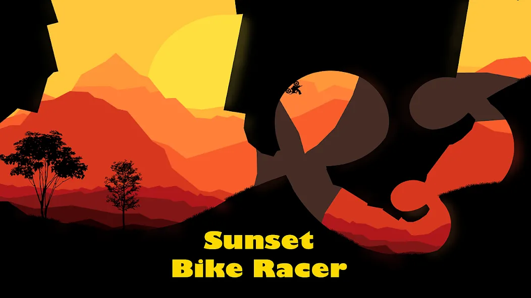 Скачать взломанную Sunset Bike Racer - Motocross — Много денег — скриншот 1