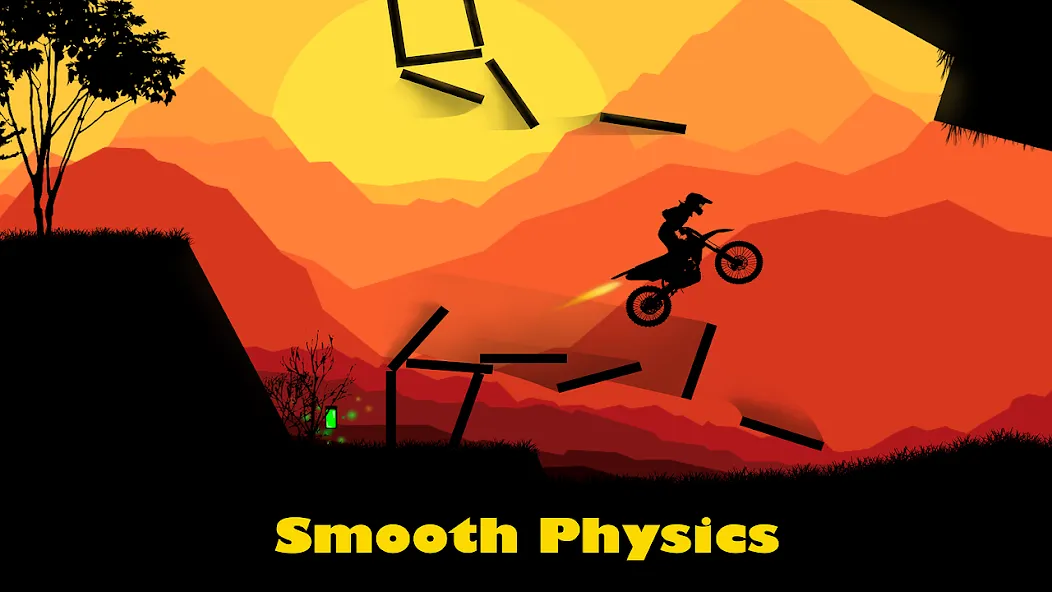 Скачать взломанную Sunset Bike Racer - Motocross — Много денег — скриншот 3
