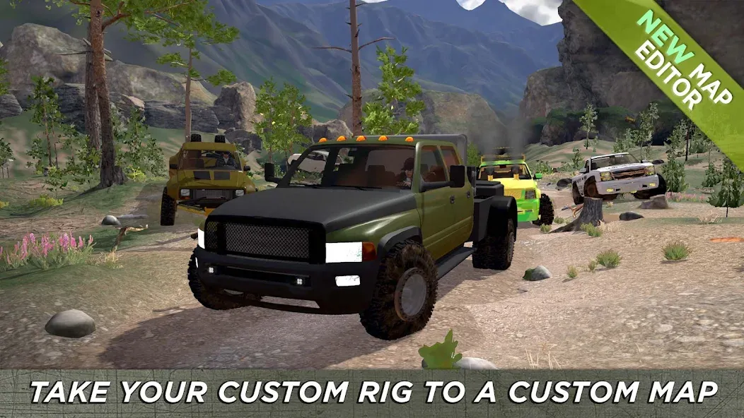 Взлом 4x4 Mania: SUV Racing — Много денег — скриншот 1