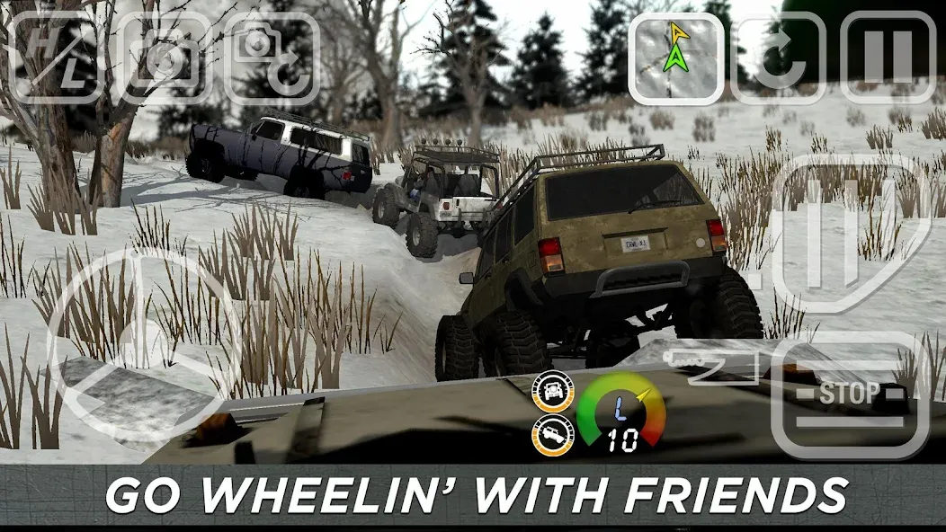 Взлом 4x4 Mania: SUV Racing — Много денег — скриншот 3