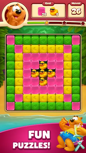 Скачать Toon Blast с модом — Много жизней и бустеров — скриншот 5