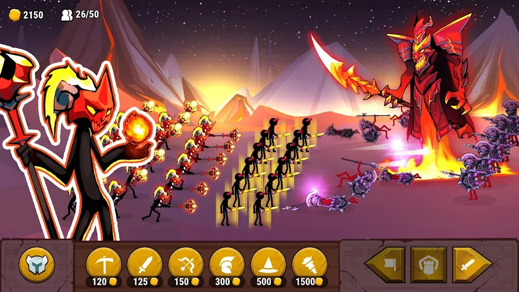 Stick of Thrones Mod APK Много денег — Скачать на Андроид — скриншот 2