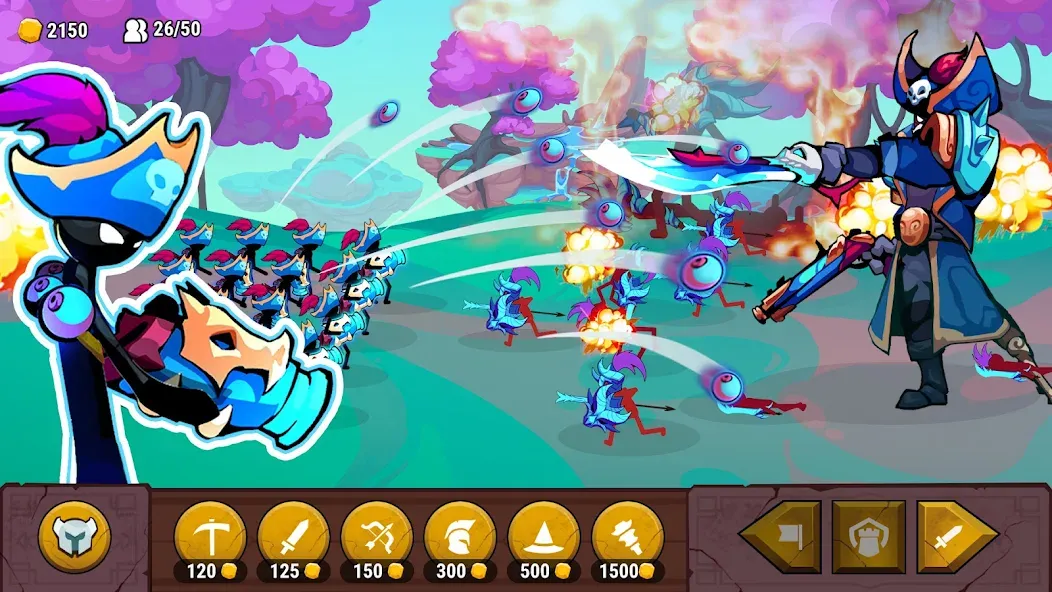 Stick of Thrones Mod APK Много денег — Скачать на Андроид — скриншот 3