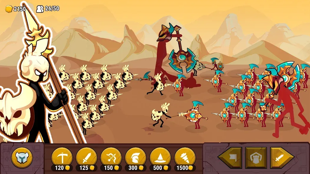 Stick of Thrones Mod APK Много денег — Скачать на Андроид — скриншот 4