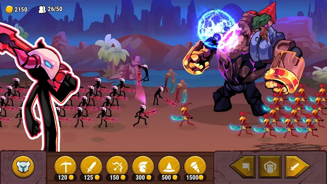 Stick of Thrones Mod APK Много денег — Скачать на Андроид — скриншот 5