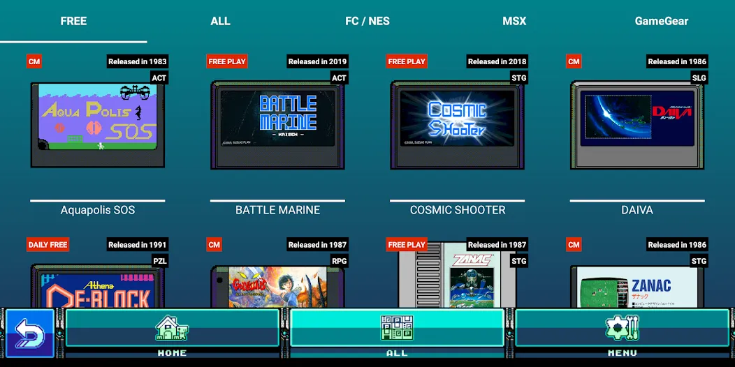 PicoPico - 8bit Retro Games на Андроид — Все разблокировано — скриншот 1