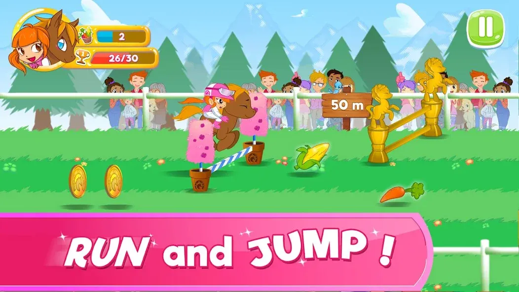 Pony Run : Magic Trails на Андроид — Много денег — скриншот 1