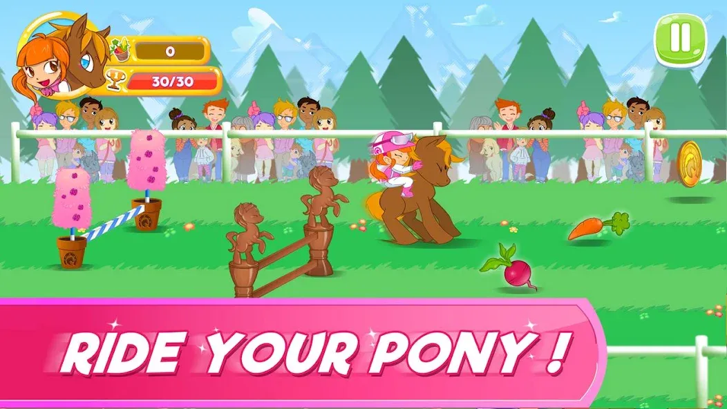 Pony Run : Magic Trails на Андроид — Много денег — скриншот 2