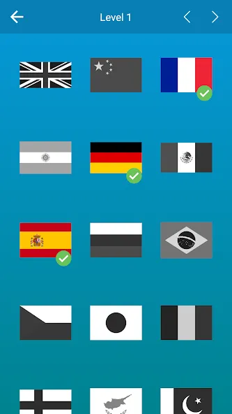 Flags of the World + Emblems MOD — Все уровни открыты и без рекламы на Андроид — скриншот 2