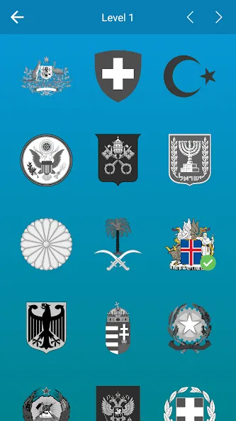 Flags of the World + Emblems MOD — Все уровни открыты и без рекламы на Андроид — скриншот 4
