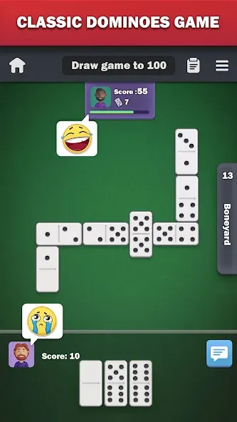 Dominoes online - play Domino! на Андроид — Много денег и без рекламы — скриншот 1
