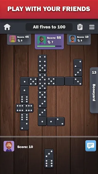 Dominoes online - play Domino! на Андроид — Много денег и без рекламы — скриншот 2