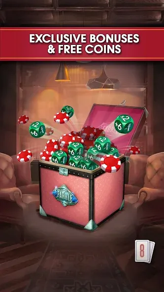 Скачать Farkle online 10000 Dice Game — Последняя версия (Много денег) — скриншот 4
