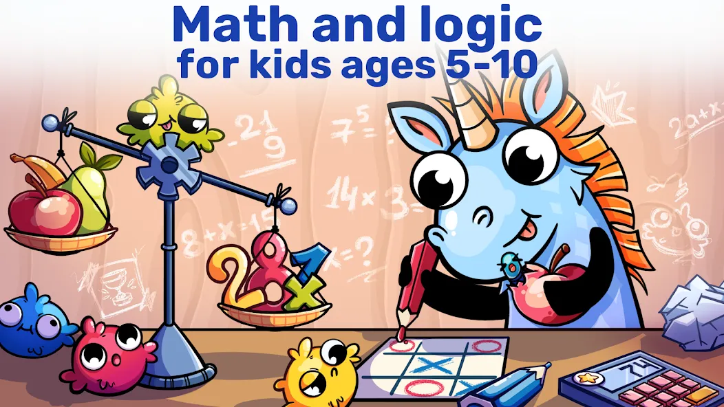 Скачать Math&Logic games for kids с модом — Все уровни разблокированы — скриншот 1