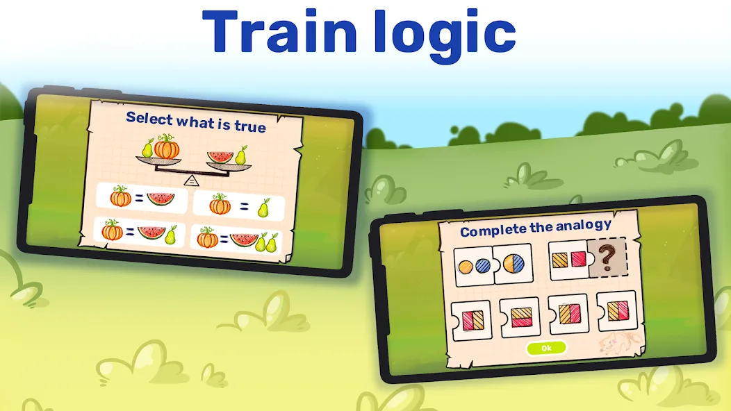 Скачать Math&Logic games for kids с модом — Все уровни разблокированы — скриншот 3