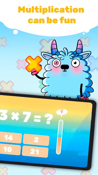Multiplication Games For Kids (Мод Все уровни разблокированы) — скриншот 3 Multiplication Games For Kids (Мод Все уровни разблокированы) — скриншот 3