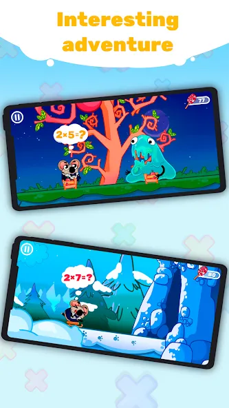 Multiplication Games For Kids (Мод Все уровни разблокированы) — скриншот 5