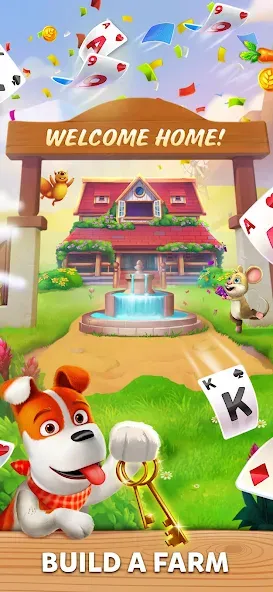 Solitaire Grand Harvest MOD APK на Android — Много денег и ходов — скриншот 2