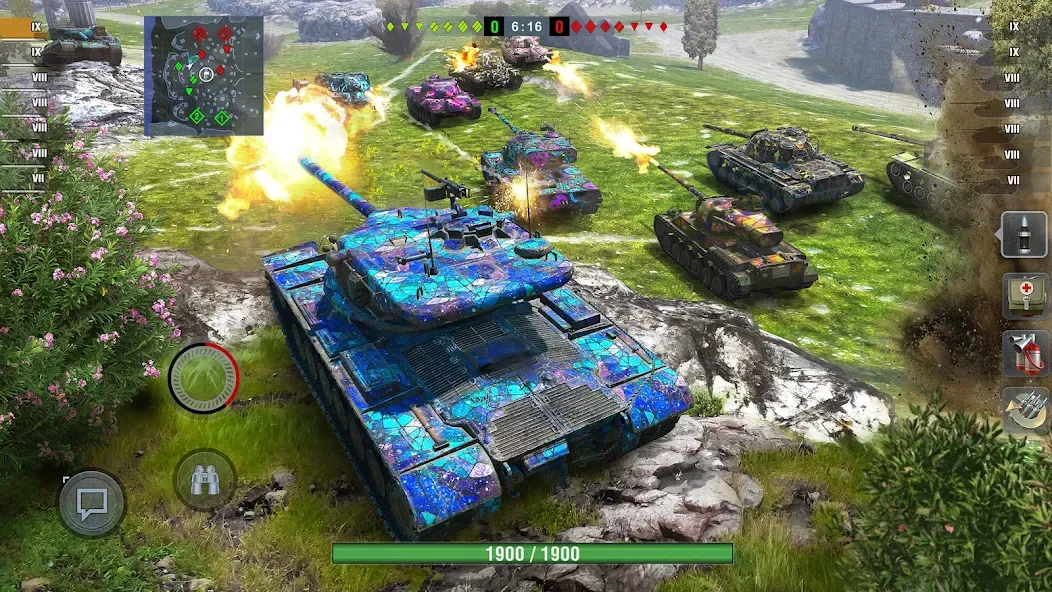 Взломанная World of Tanks Blitz на Андроид — Много денег и золото — скриншот 1 Взломанная World of Tanks Blitz на Андроид — Много денег и золото — скриншот 1
