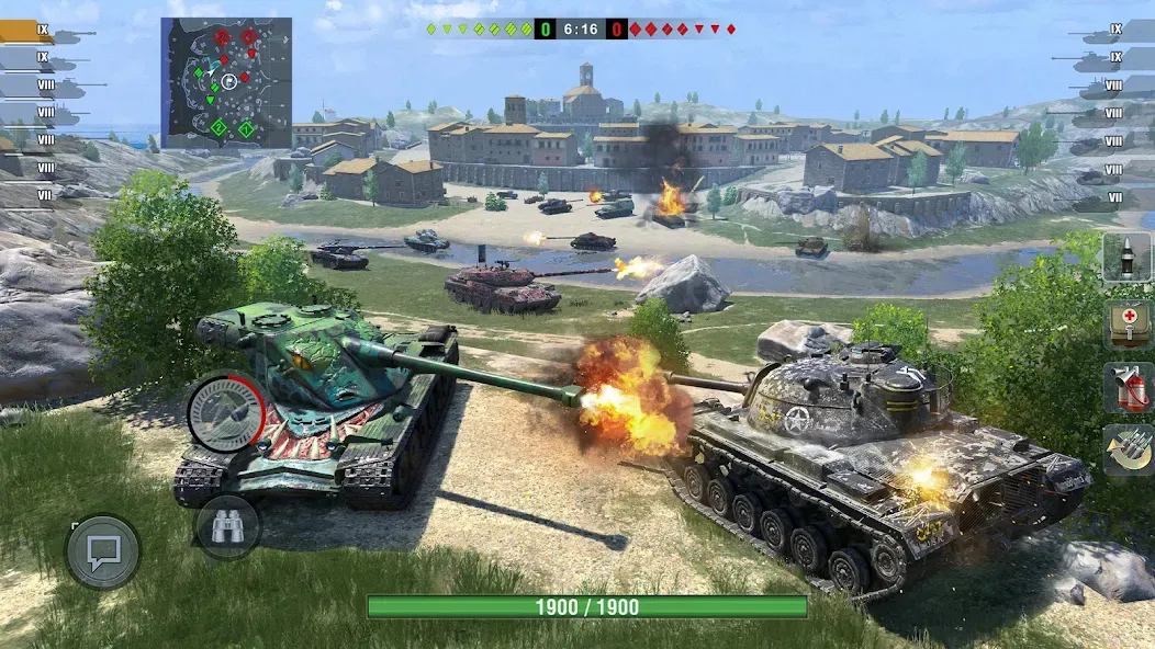 Взломанная World of Tanks Blitz на Андроид — Много денег и золото — скриншот 2 Взломанная World of Tanks Blitz на Андроид — Много денег и золото — скриншот 2