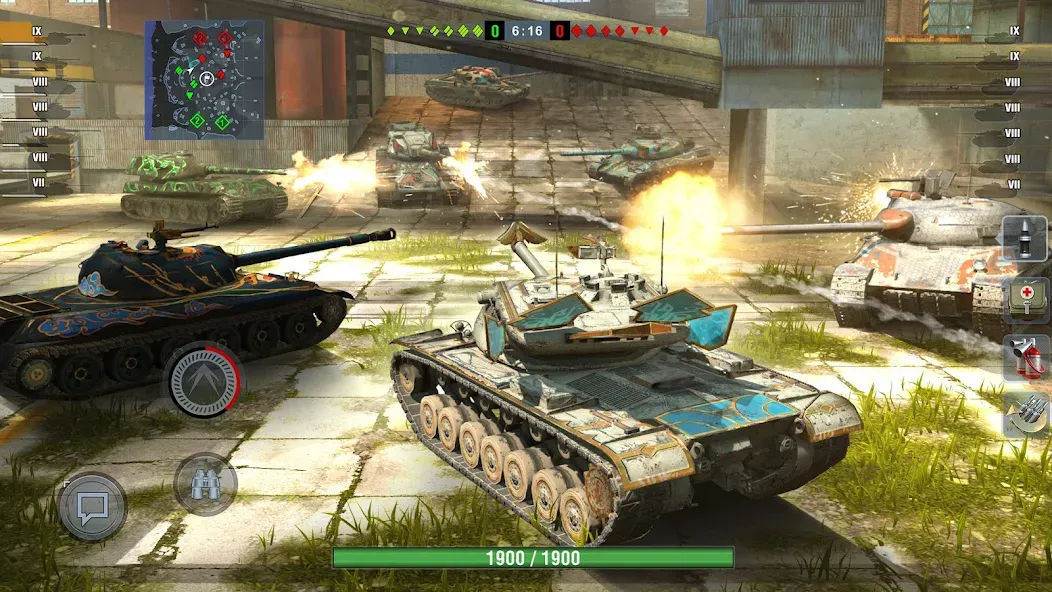 Взломанная World of Tanks Blitz на Андроид — Много денег и золото — скриншот 5
