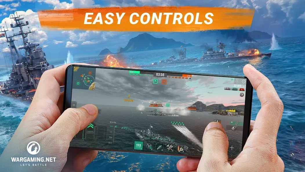 Взлом World of Warships Blitz War — Много денег — скриншот 1