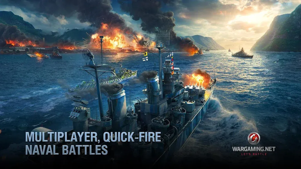 Взлом World of Warships Blitz War — Много денег — скриншот 4