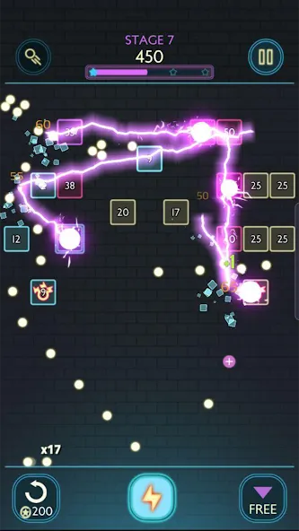 Скачать Neon bricks — Много денег — скриншот 4