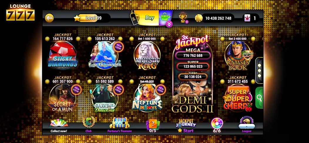 Скачать Lounge777 - Online Casino MOD APK — Много денег — скриншот 1