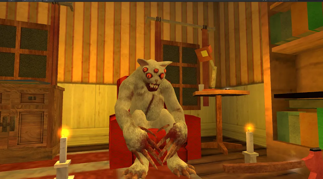 Взлом Cat Fred Evil Pet. Horror game — Много денег и без рекламы — скриншот 4