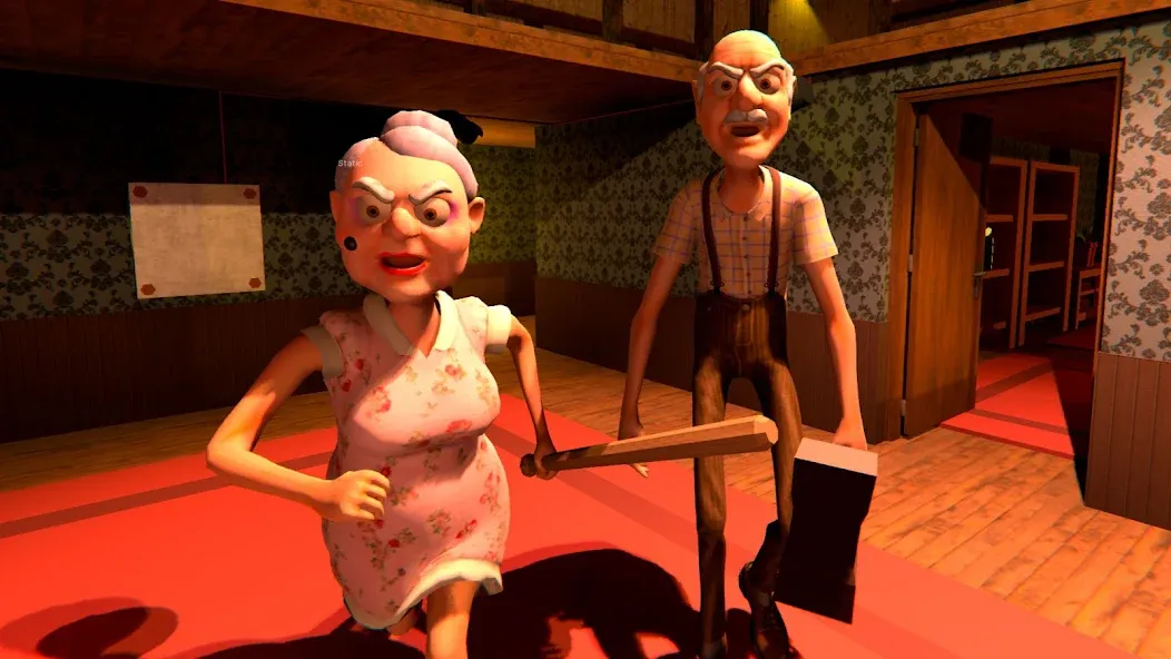 Grandpa And Granny Home Escape на Андроид — Бессмертие — скриншот 2