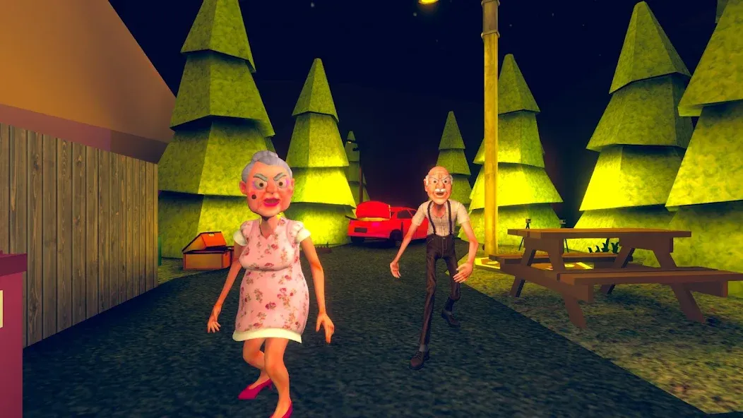 Взломанная Grandpa And Granny Two Hunters на Андроид — Бессмертие и много денег — скриншот 1 Взломанная Grandpa And Granny Two Hunters на Андроид — Бессмертие и много денег — скриншот 1
