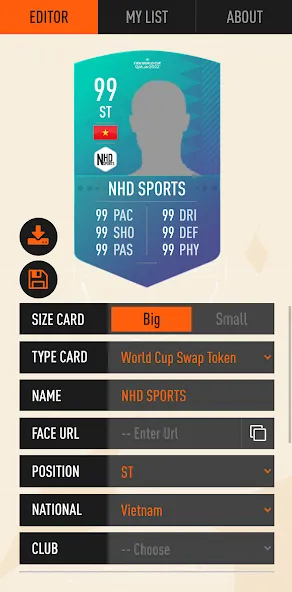 Скачать UT Card Creator 23 — Модификация Все карты разблокированы — скриншот 2