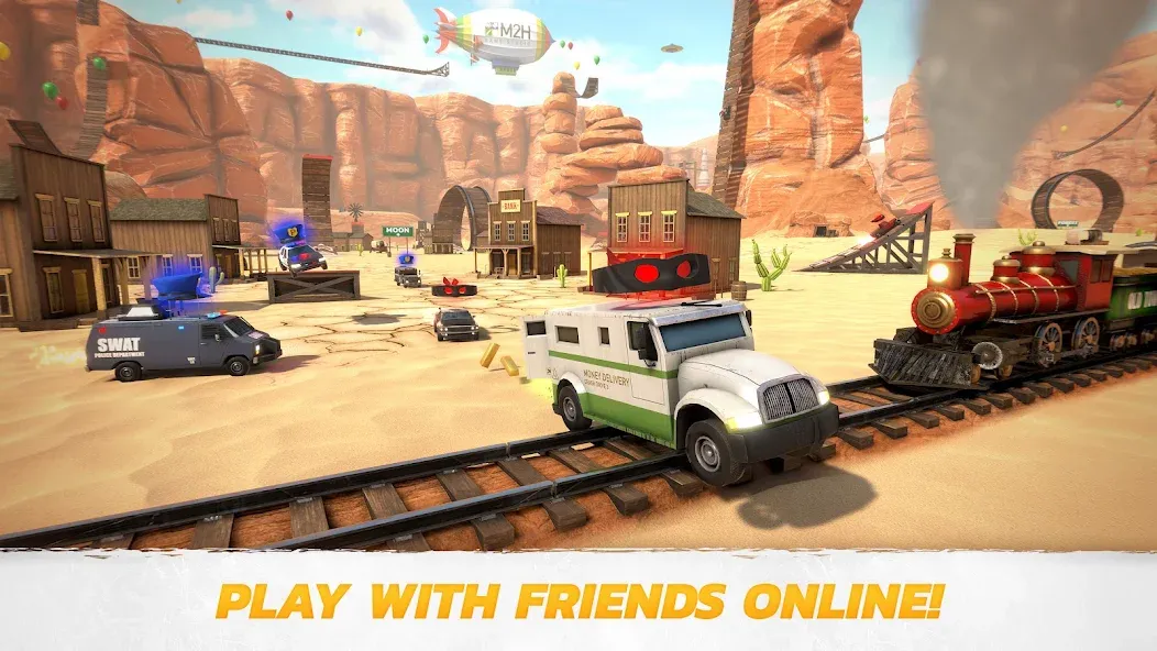Crash Drive 3: Car Stunting MOD APK — Много денег — скриншот 1 Crash Drive 3: Car Stunting MOD APK — Много денег — скриншот 1