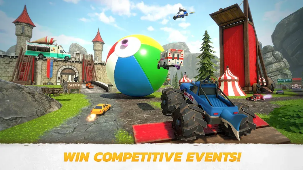 Crash Drive 3: Car Stunting MOD APK — Много денег — скриншот 2 Crash Drive 3: Car Stunting MOD APK — Много денег — скриншот 2