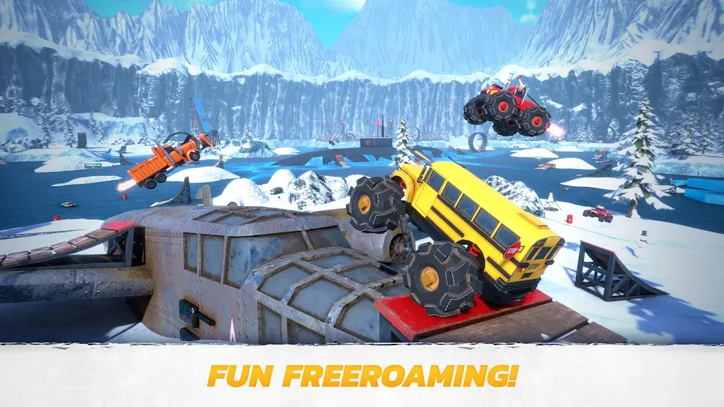 Crash Drive 3: Car Stunting MOD APK — Много денег — скриншот 4 Crash Drive 3: Car Stunting MOD APK — Много денег — скриншот 4
