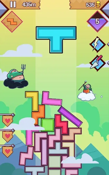 Скачать 99 Bricks Wizard Academy на Андроид — Много денег — скриншот 3