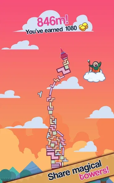 Скачать 99 Bricks Wizard Academy на Андроид — Много денег — скриншот 4