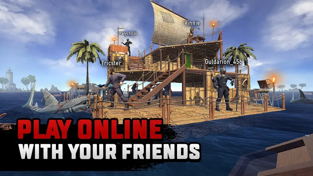 Скачать Raft® Survival: Multiplayer — Много денег и ресурсов — скриншот 1 Скачать Raft® Survival: Multiplayer — Много денег и ресурсов — скриншот 1