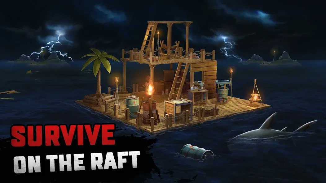 Скачать Raft® Survival - Ocean Nomad — Модификация Много денег и бесплатный крафт — скриншот 1 Скачать Raft® Survival - Ocean Nomad — Модификация Много денег и бесплатный крафт — скриншот 1