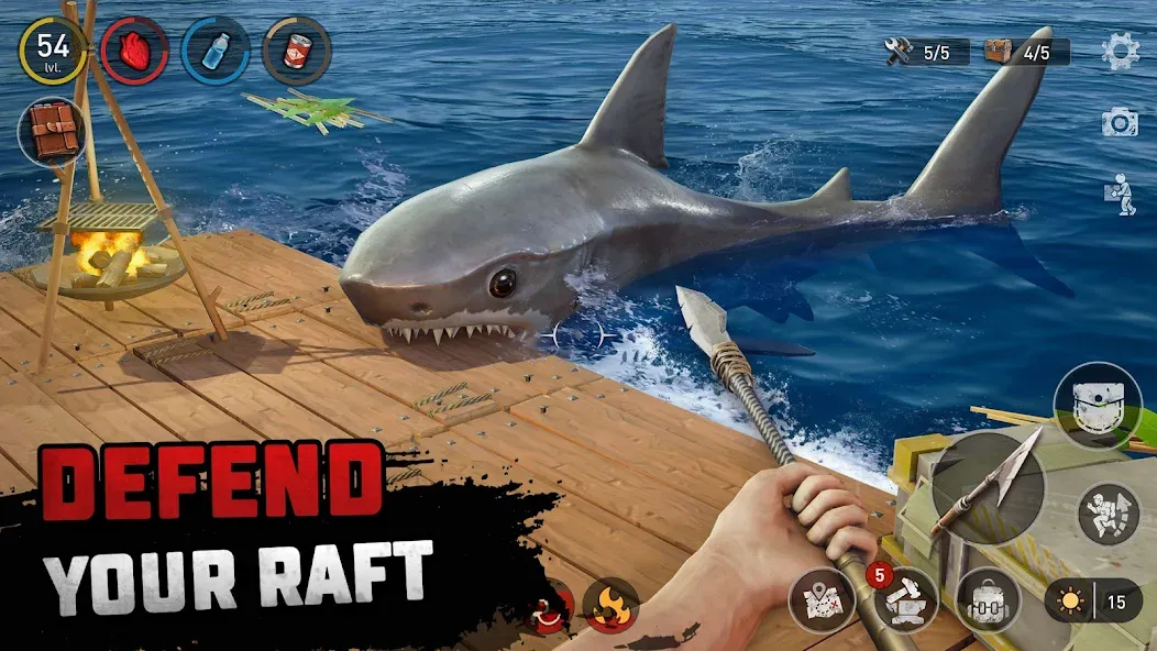 Скачать Raft® Survival - Ocean Nomad — Модификация Много денег и бесплатный крафт — скриншот 2 Скачать Raft® Survival - Ocean Nomad — Модификация Много денег и бесплатный крафт — скриншот 2