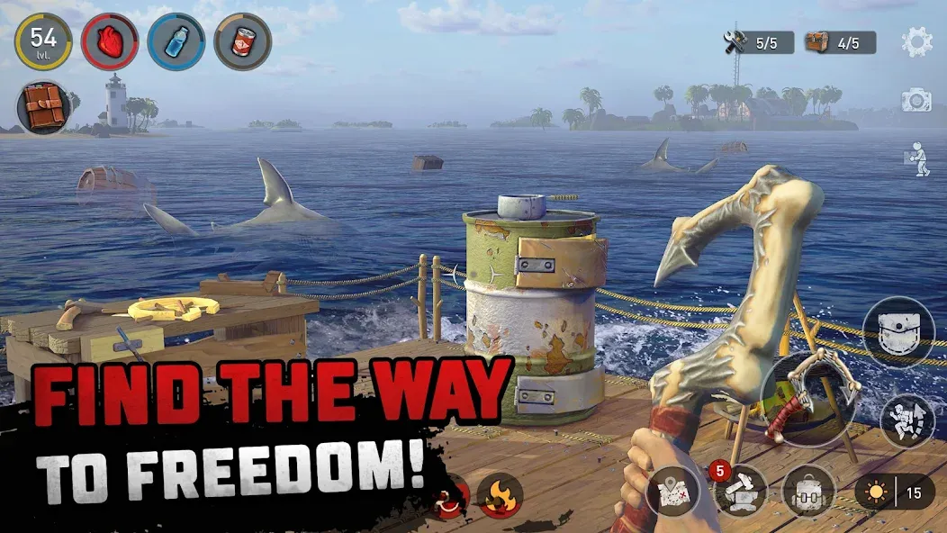 Скачать Raft® Survival - Ocean Nomad — Модификация Много денег и бесплатный крафт — скриншот 4 Скачать Raft® Survival - Ocean Nomad — Модификация Много денег и бесплатный крафт — скриншот 4