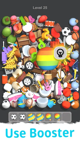 Match Tile 3D - Calm Matching — Мод: Много денег и без рекламы — скриншот 2