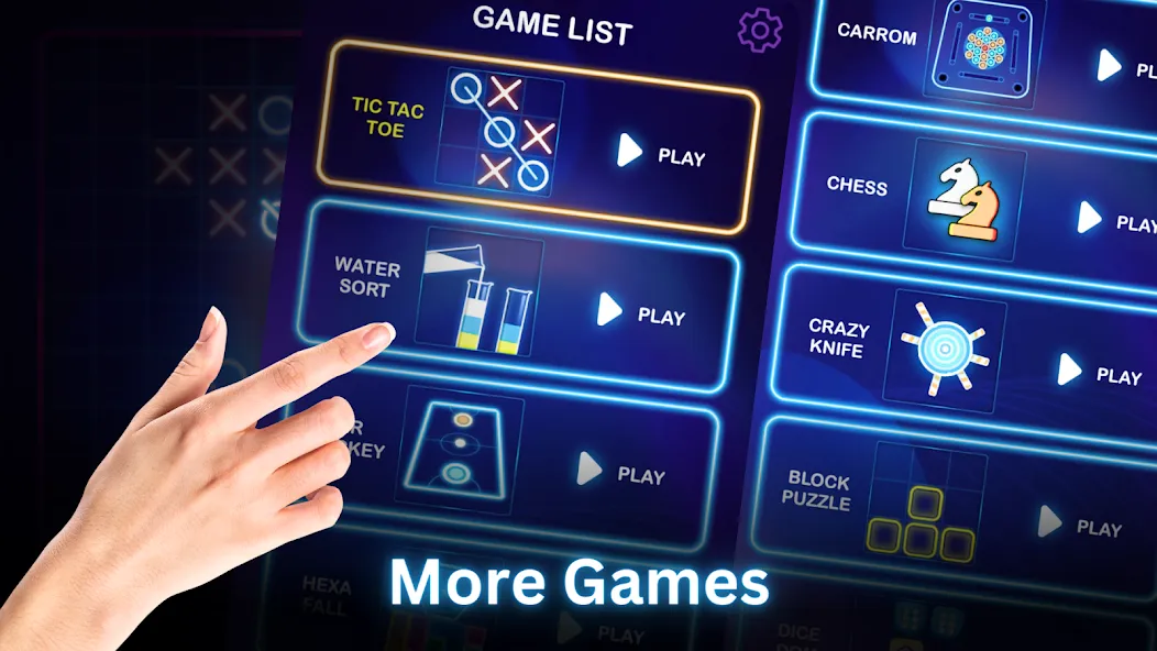Tic Tac Toe 2 Player: XO Game MOD APK — Все разблокировано — скриншот 3