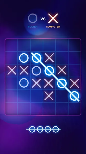 Tic Tac Toe 2 Player: XO Game MOD APK — Все разблокировано — скриншот 5